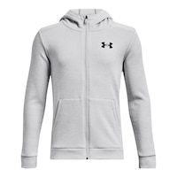 Under Armour Boys' Armour Fleece Full Zip Hoodie Front_Flat