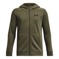 Under Armour Boys' Armour Fleece Full Zip Hoodie Front_Flat