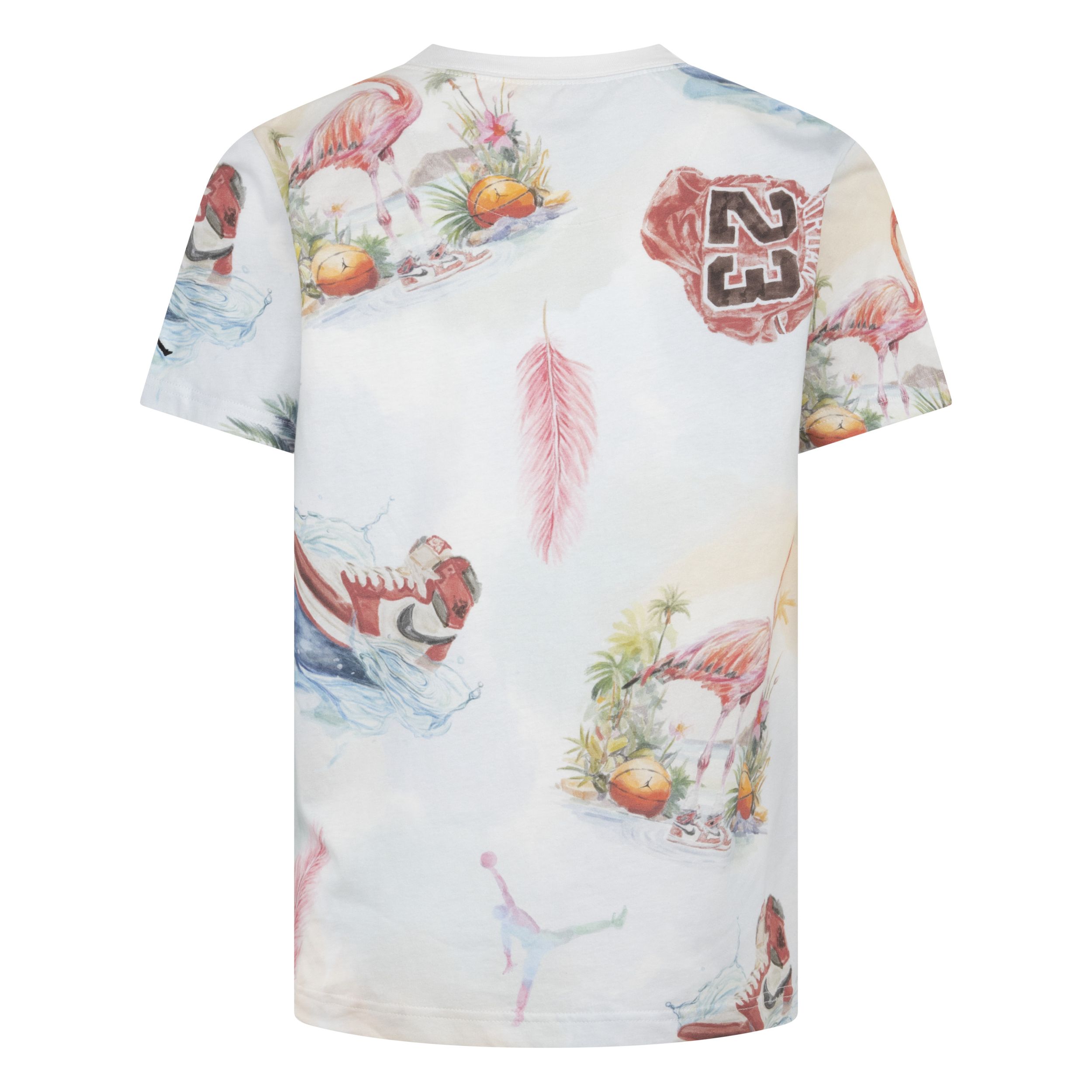 Jordan Boys' Flamingo All Over Print T Shirt
