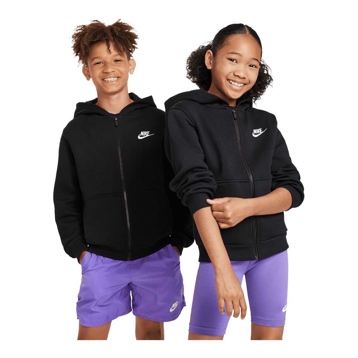 Nike Sportswear Kids' LBR Club Fleece Full Zip Hoodie