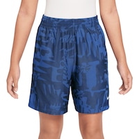 Nike Sportswear Kids' Club Seasonal All Over Print Shorts Front_Flat