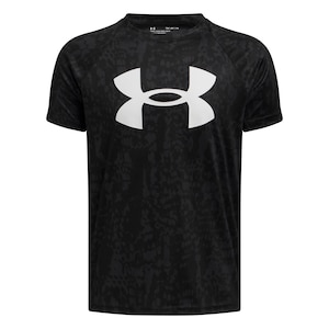 Under Armor Boys' Tech Big Logo Printed T Shirt