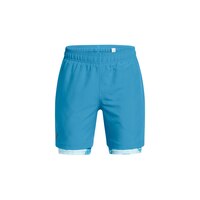 Under Armor Boys' Tech Woven 2 in 1 Shorts Front_Flat