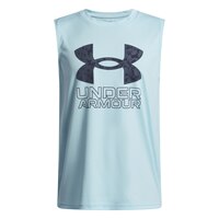Under Armor Boys' Tech Hybrid Print Tank Front_Flat