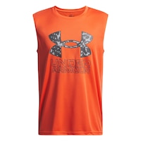 Under Armor Boys' Tech Hybrid Print Tank