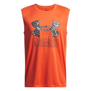 Under Armor Boys' Tech Hybrid Print Tank