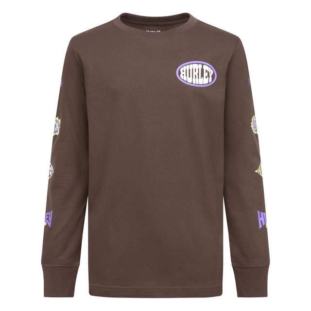 Hurley Kids' Badge Long Sleeve T Shirt