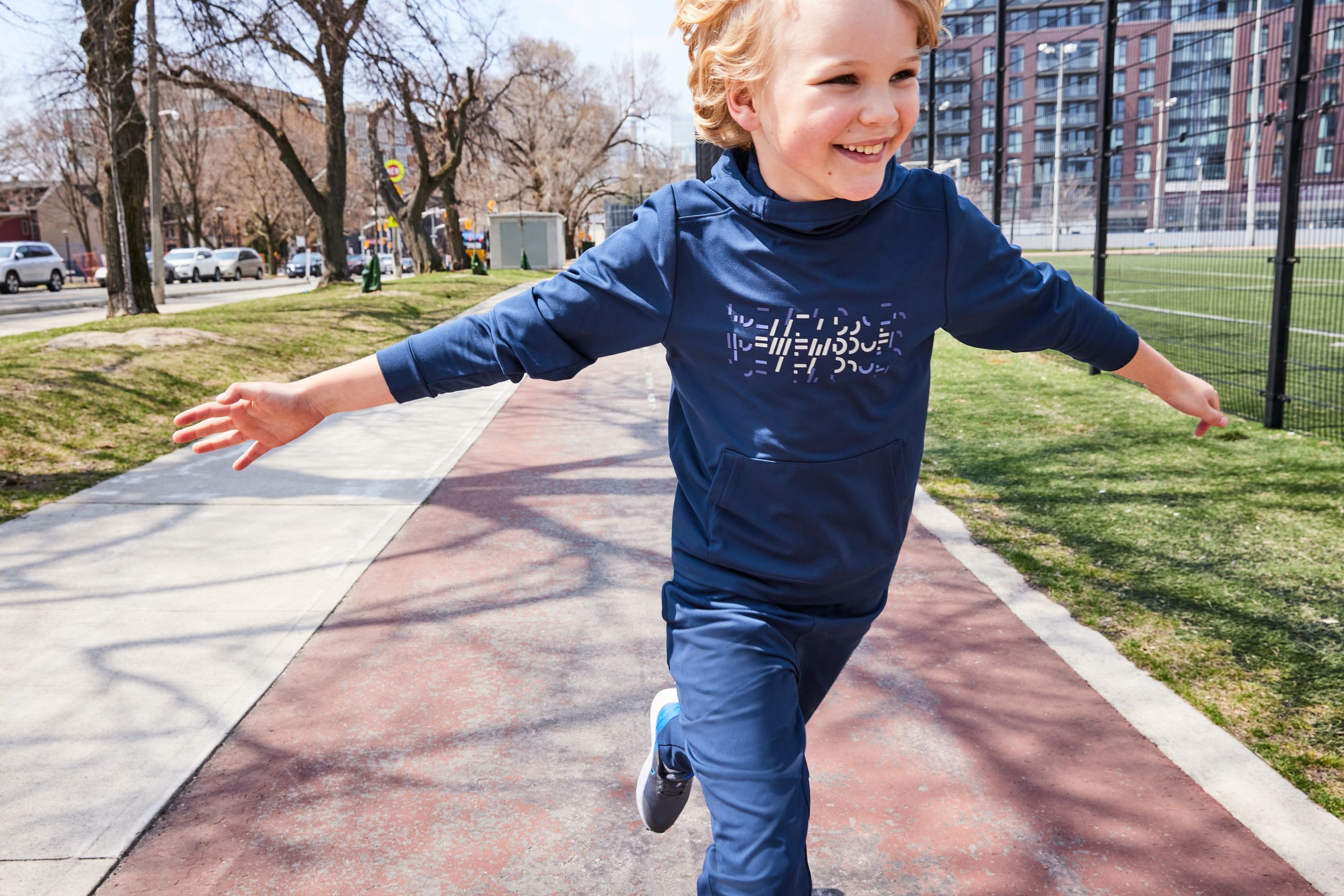 FWD Boys' Outdoor Tech Fleece Training Hoodie