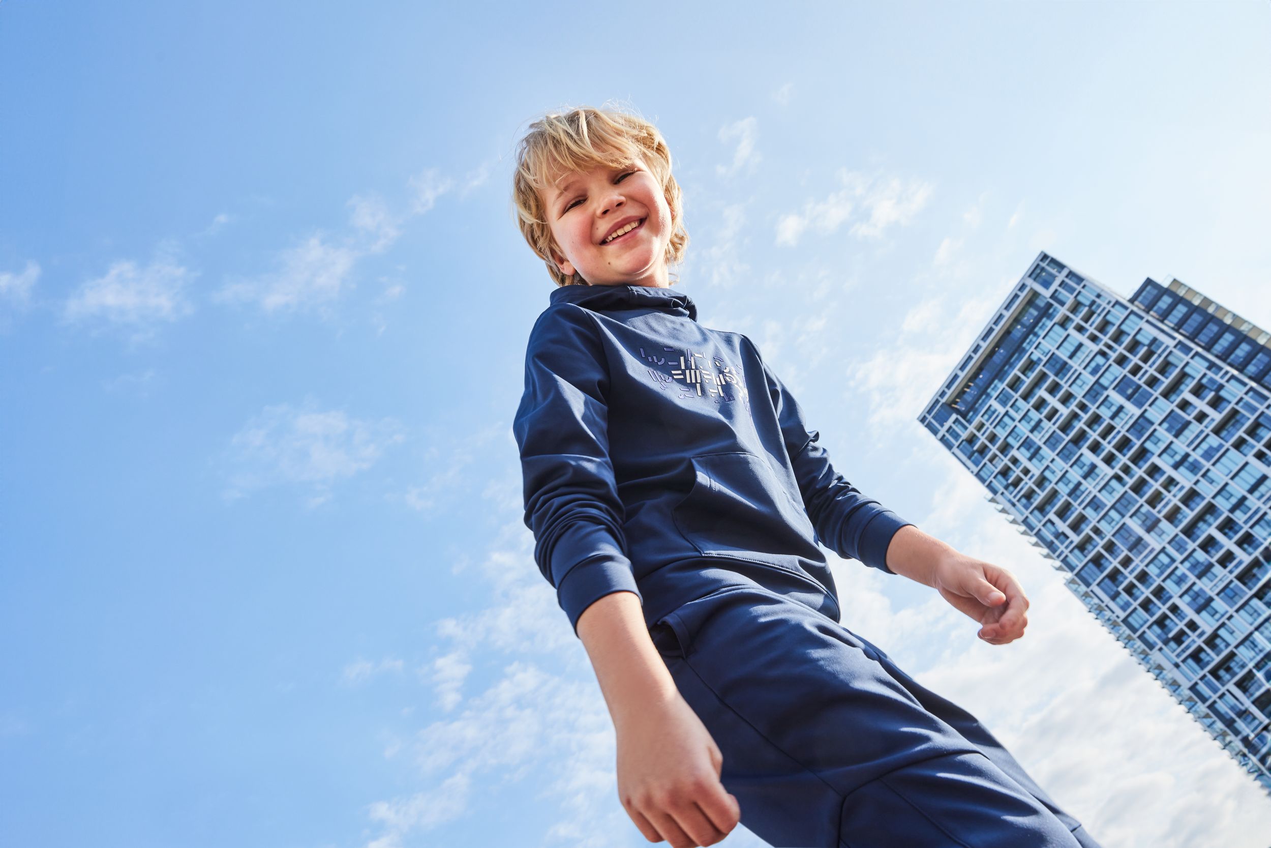 FWD Boys' Outdoor Tech Fleece Training Hoodie