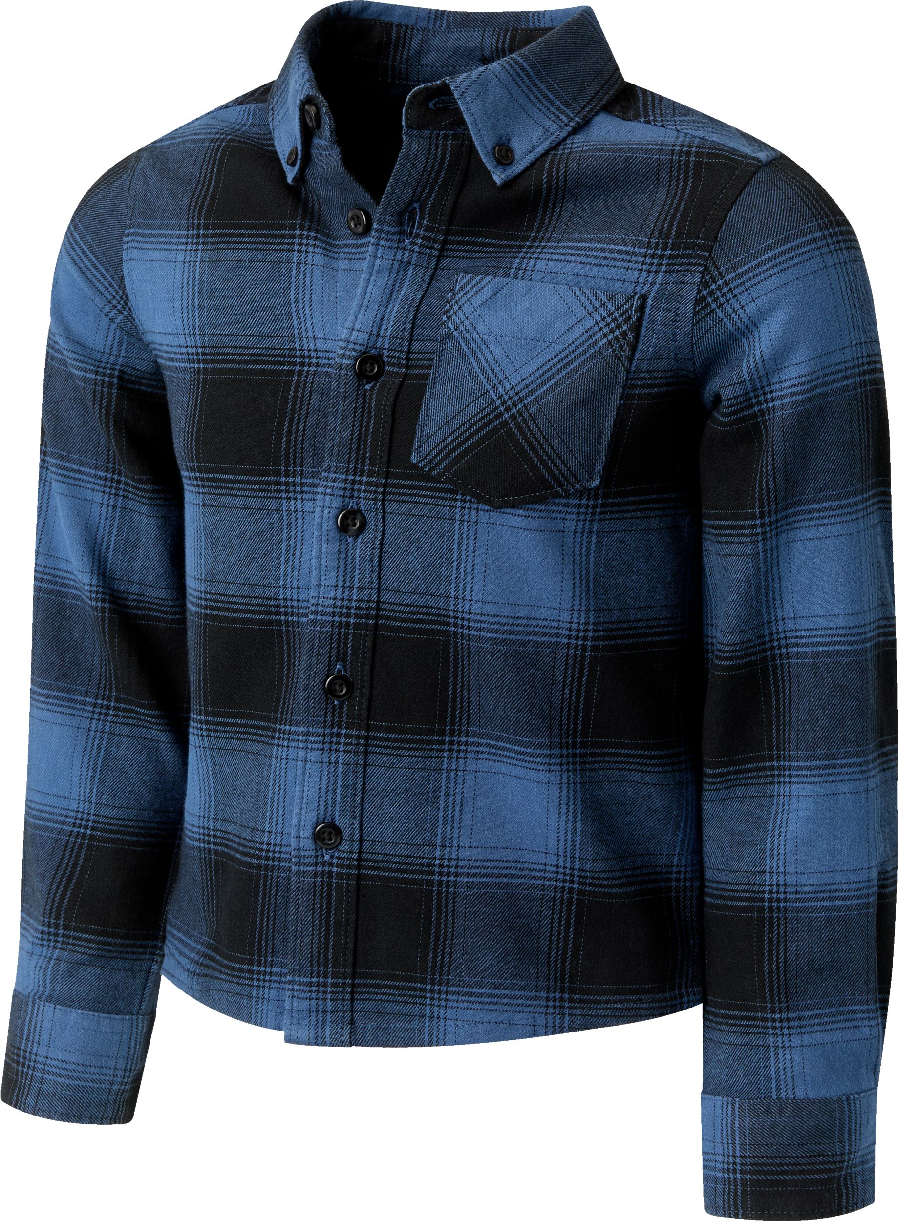 Ripzone Boys' Ghost Stretch Button Up Long Sleeve Shirt