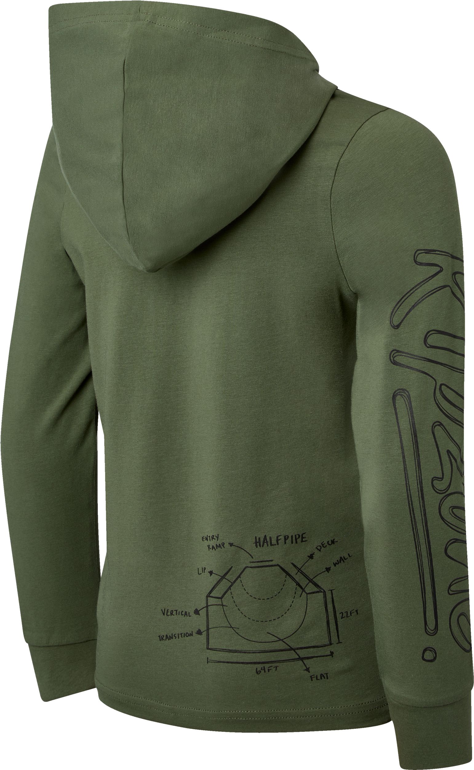 Ripzone Kids' Ambrose Hooded Long Sleeve T Shirt