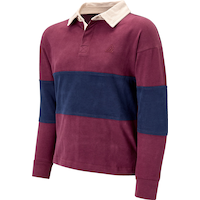 Ripzone Kids' Prescott Rugby Long Sleeve Shirt Front_Angled_Left