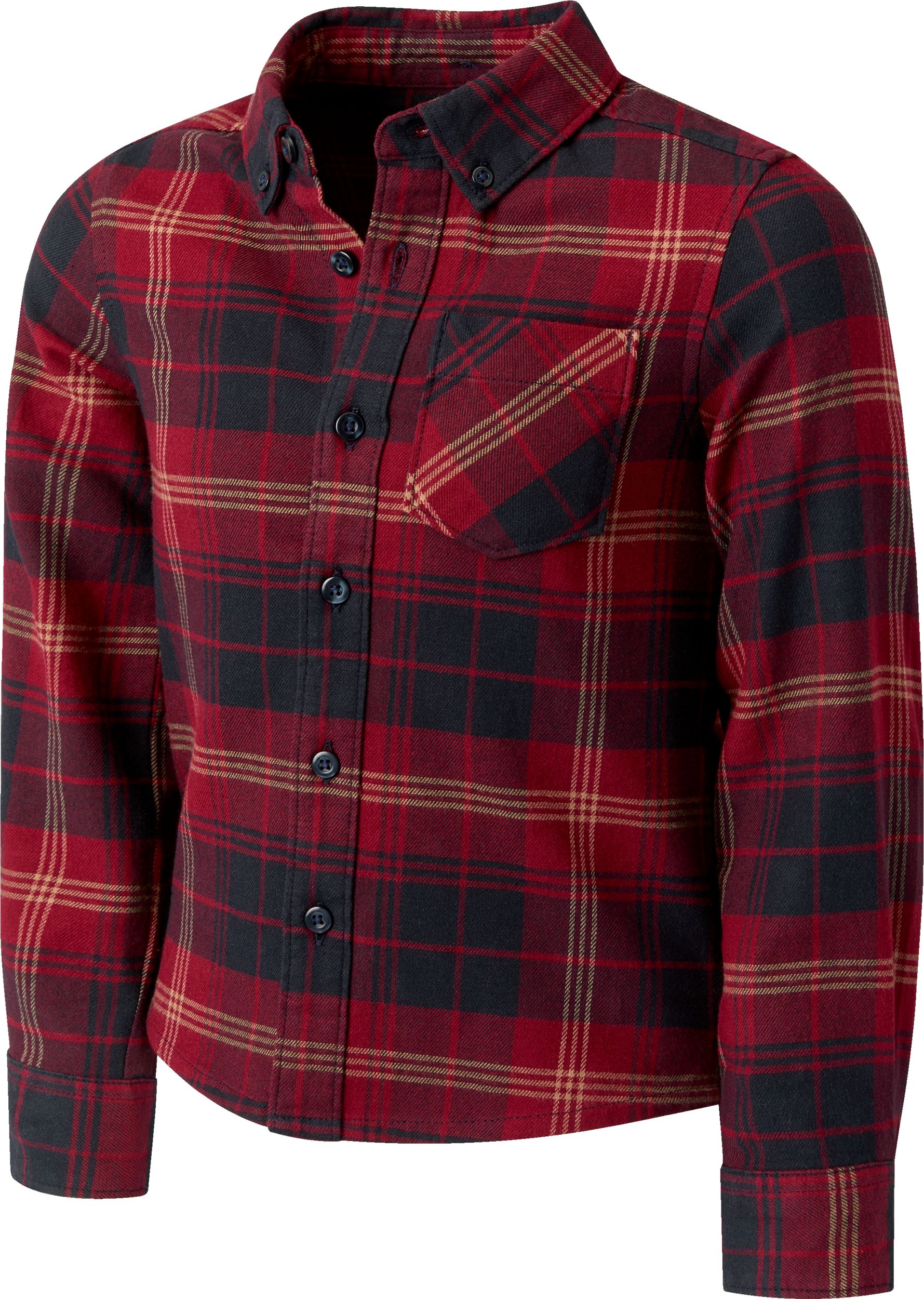 Ripzone Boys' Ghost Stretch Button Up Long Sleeve Shirt