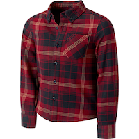 Ripzone Boys' Ghost Stretch Button Up Long Sleeve Shirt