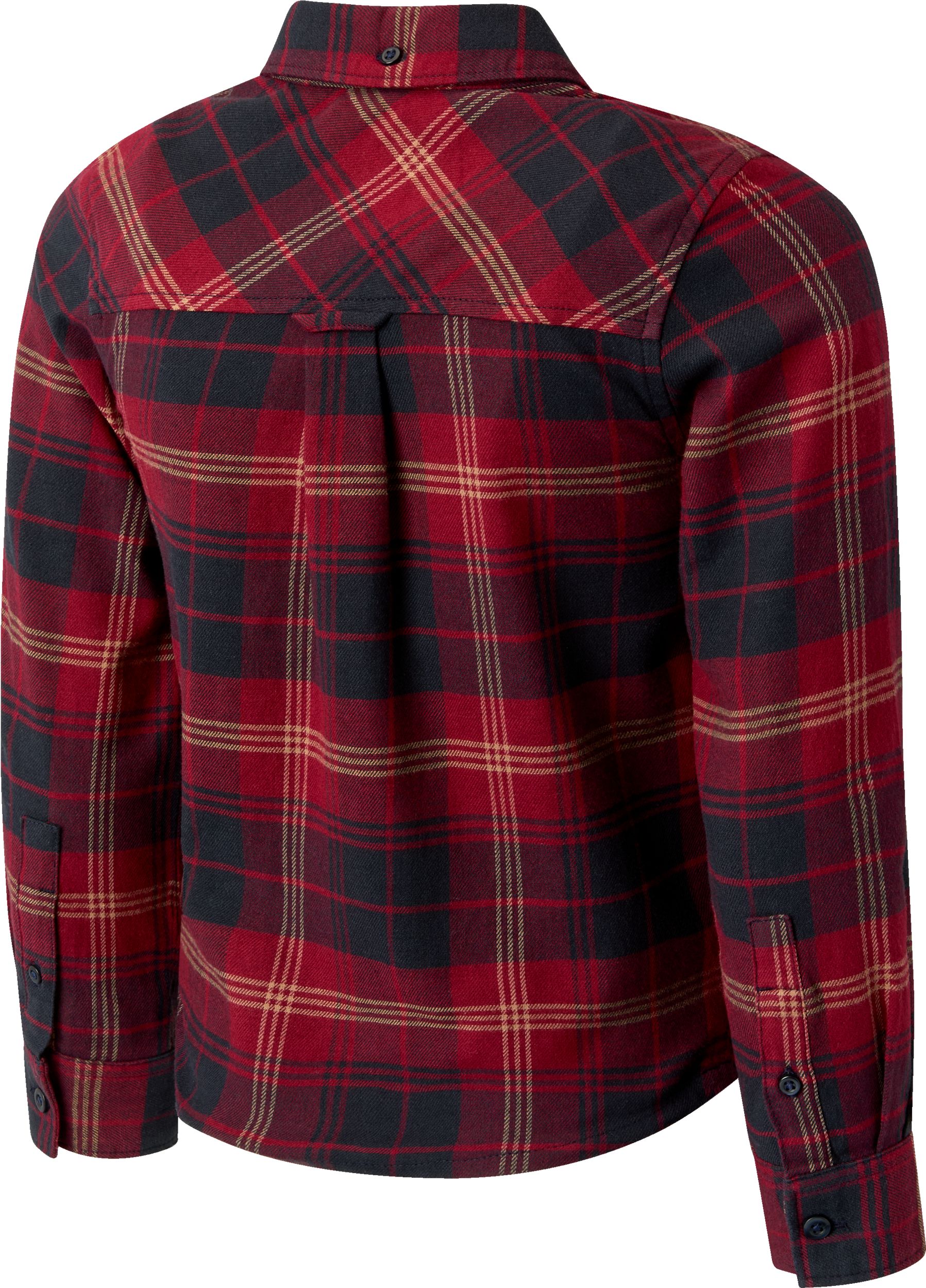 Ripzone Boys' Ghost Stretch Button Up Long Sleeve Shirt