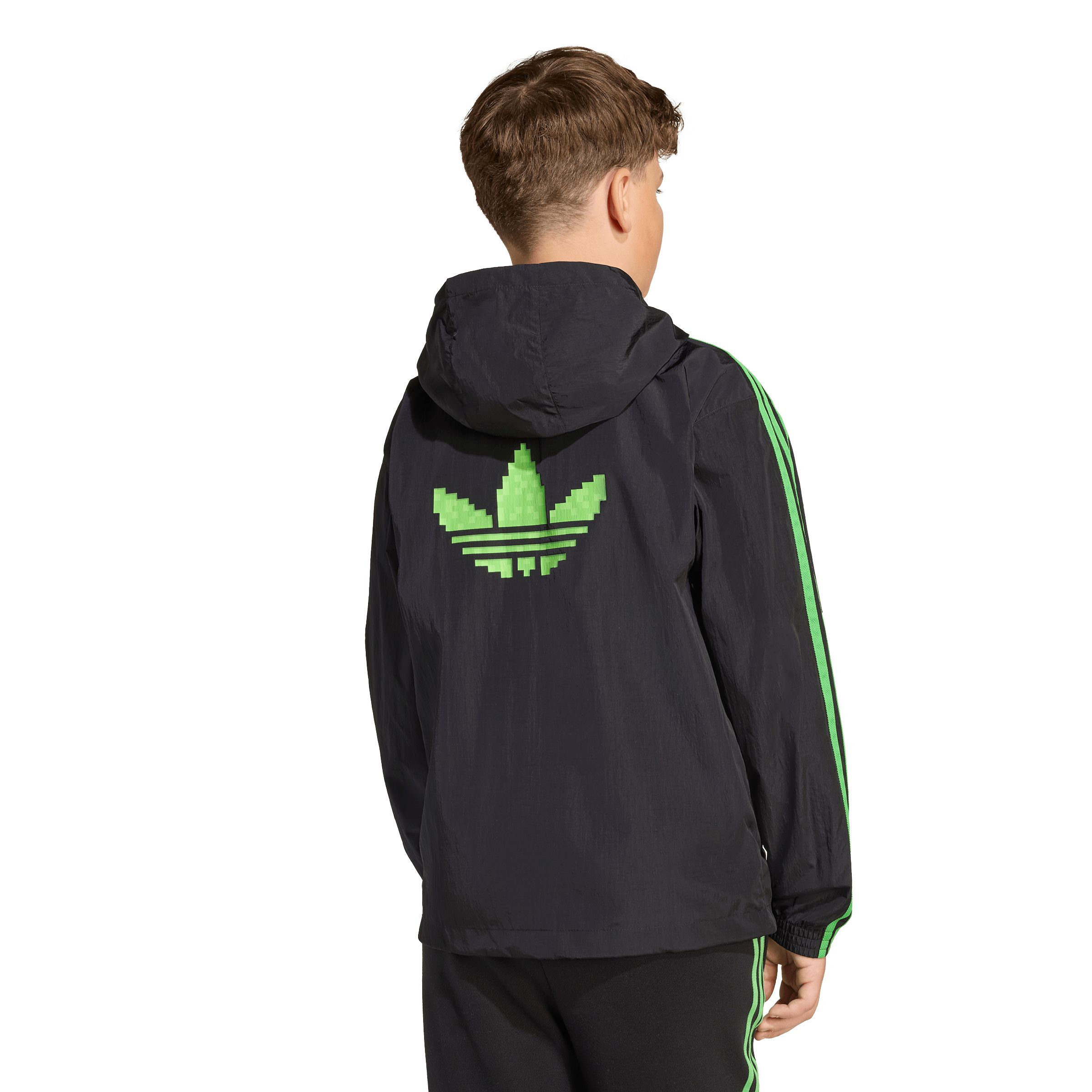 adidas Kids' Minecraft Windbreaker Hoodie