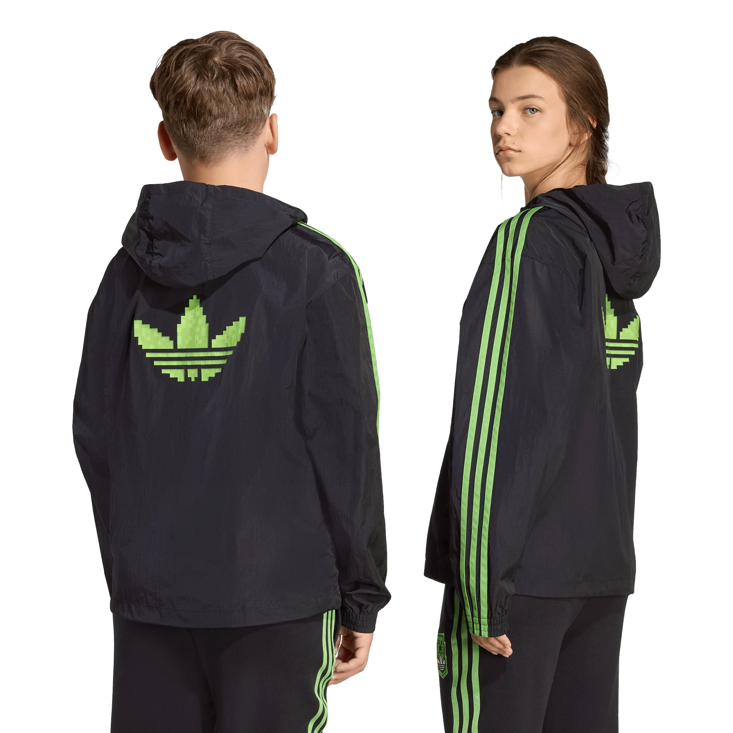 adidas Kids' Minecraft Windbreaker Hoodie
