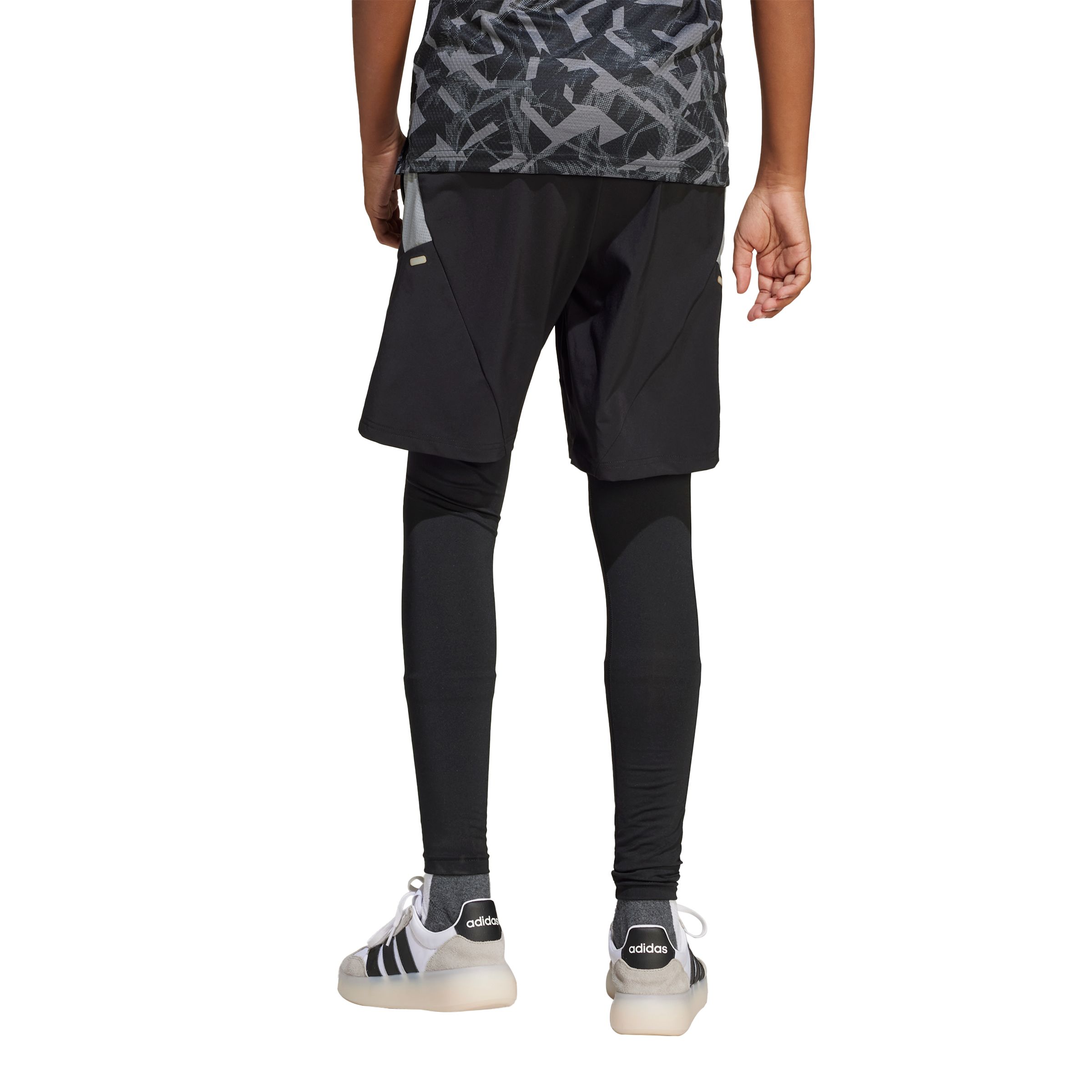 adidas Youth 2 in 1 Shorts Long Tights