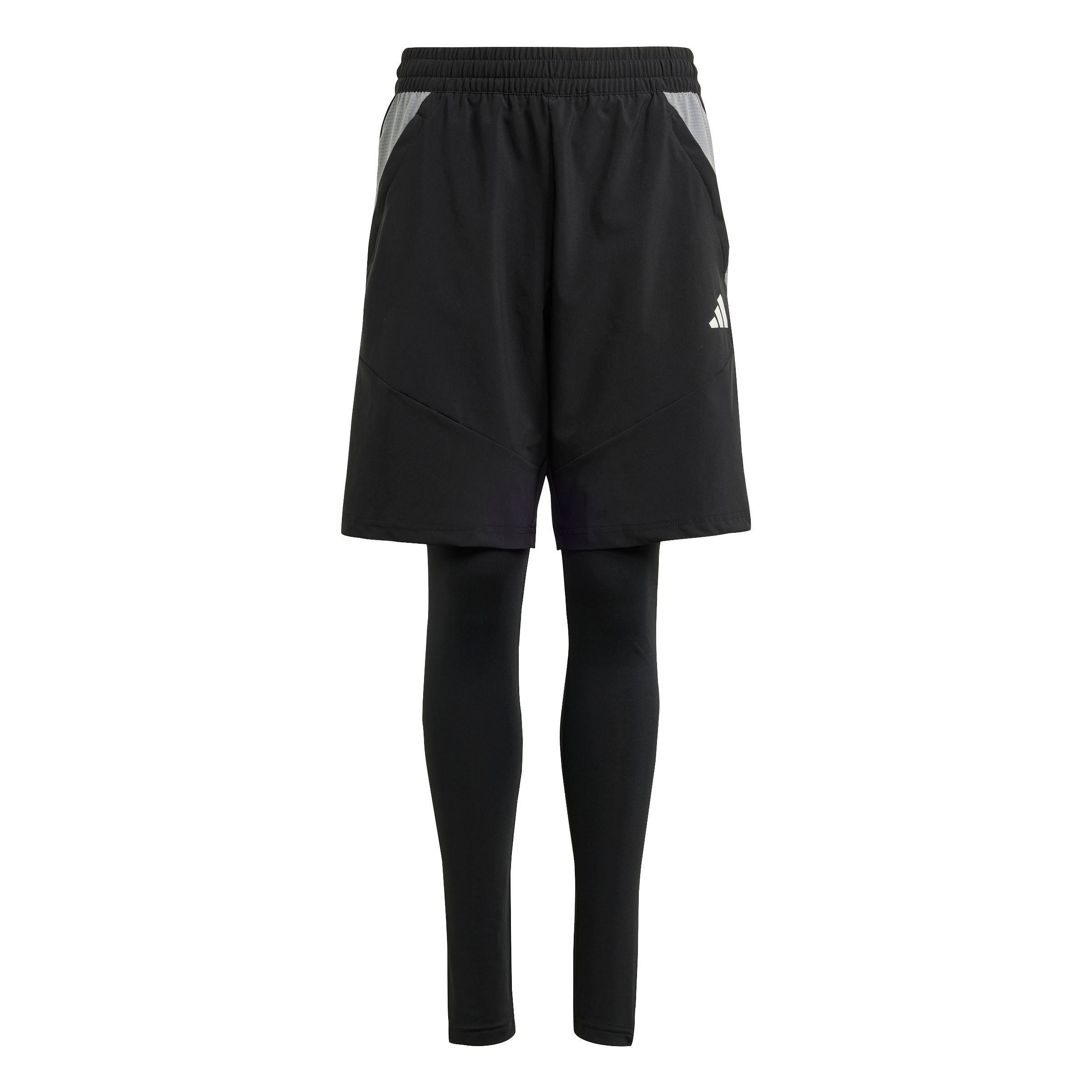 adidas Youth 2 in 1 Shorts Long Tights