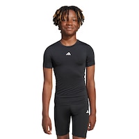 adidas Boys' Techfit T Shirt Front_Flat