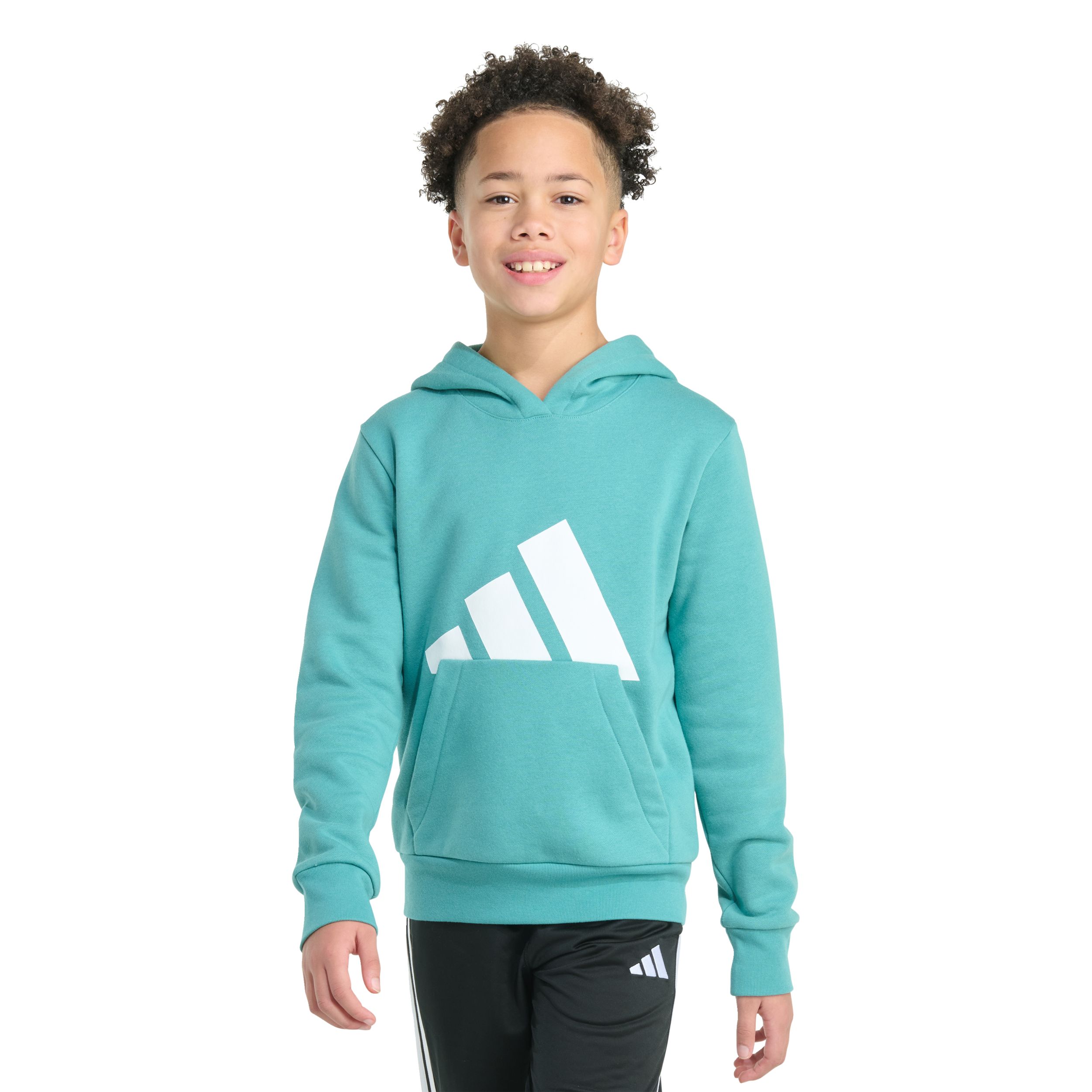 adidas Boys' Essentials Fleece Logo Hoodie