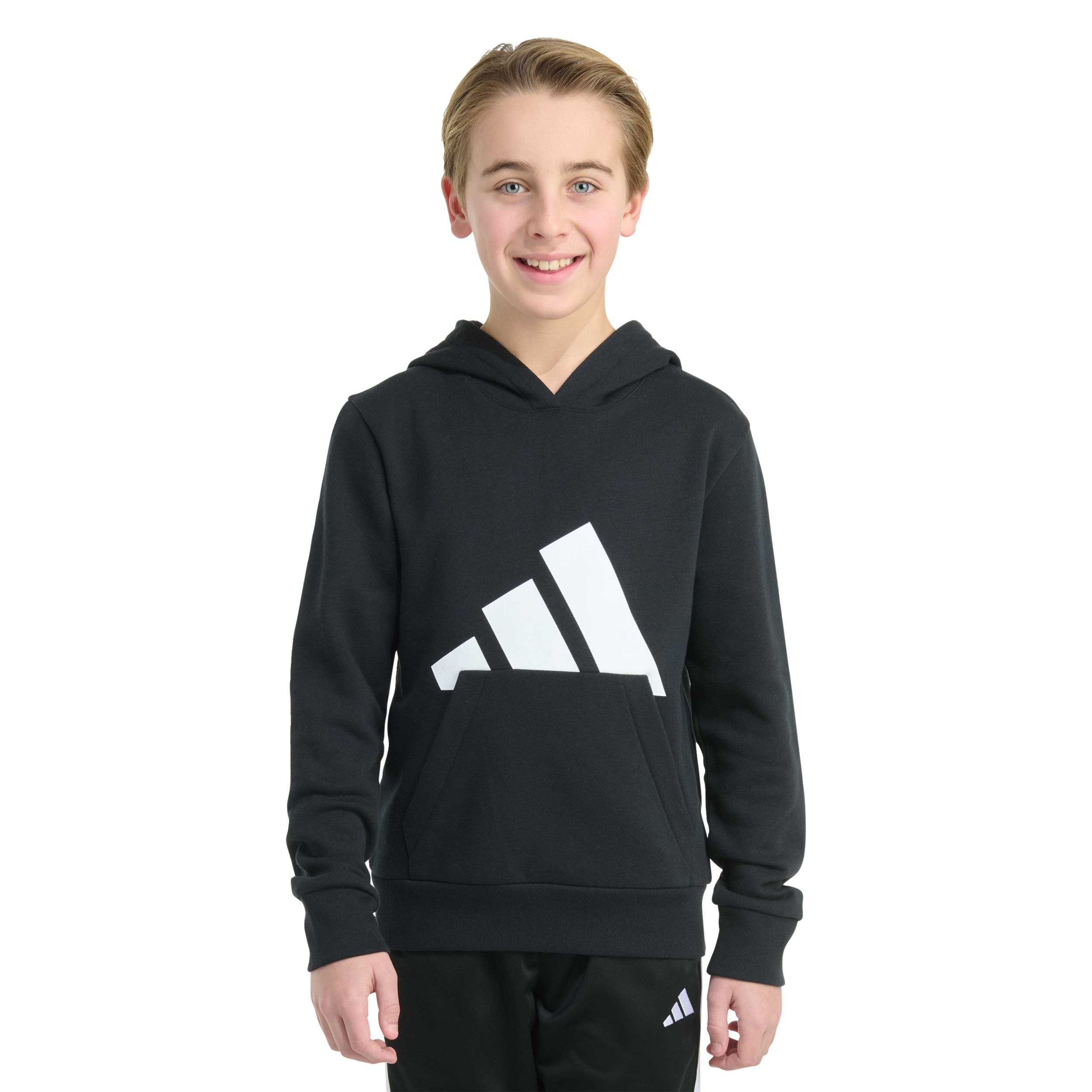 adidas Boys' Essentials Fleece Logo Hoodie