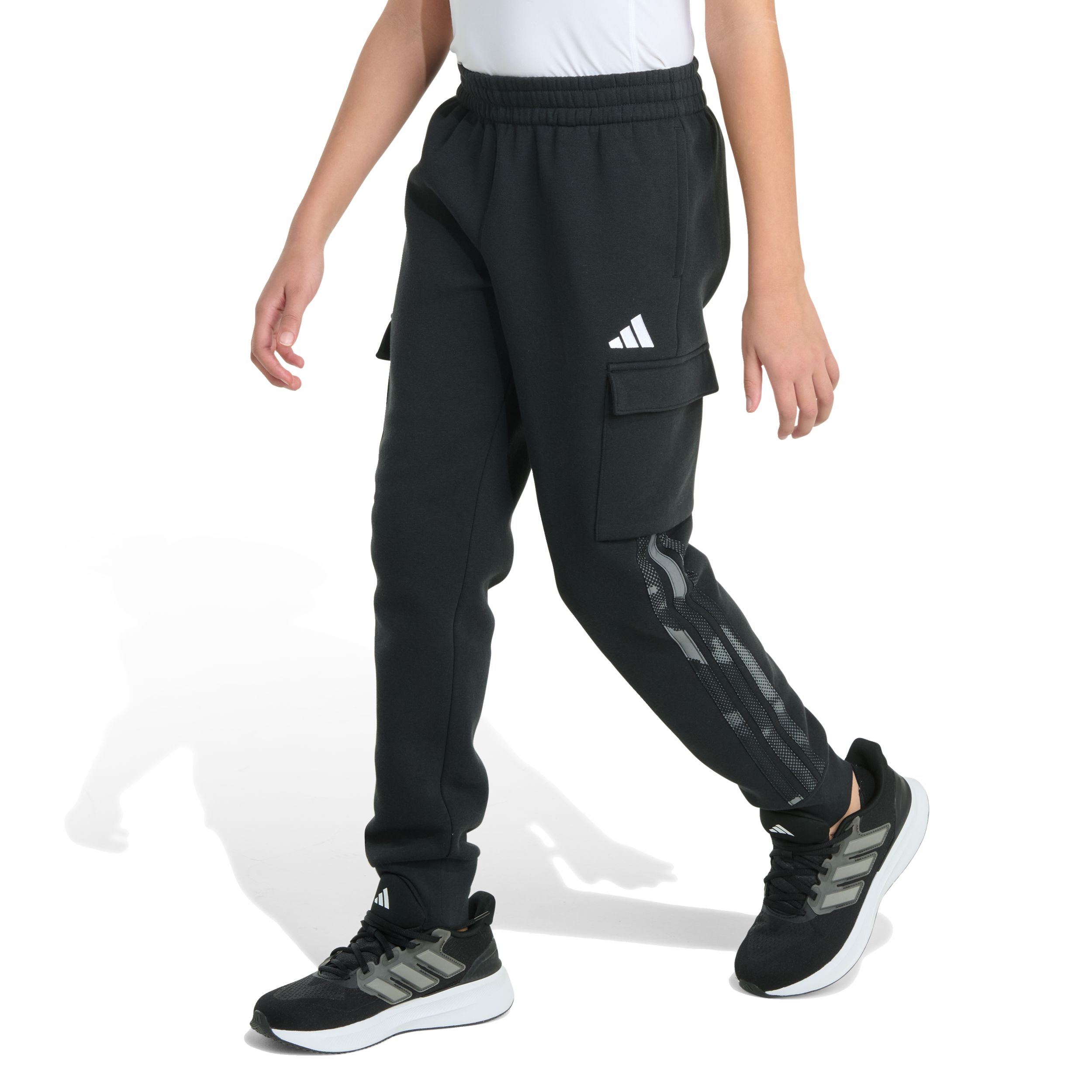 adidas Boys' Halftone Camouflage Cargo Jogger Pants