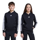 adidas Kids' 3-stripe Fleece Hoodie Front_Flat