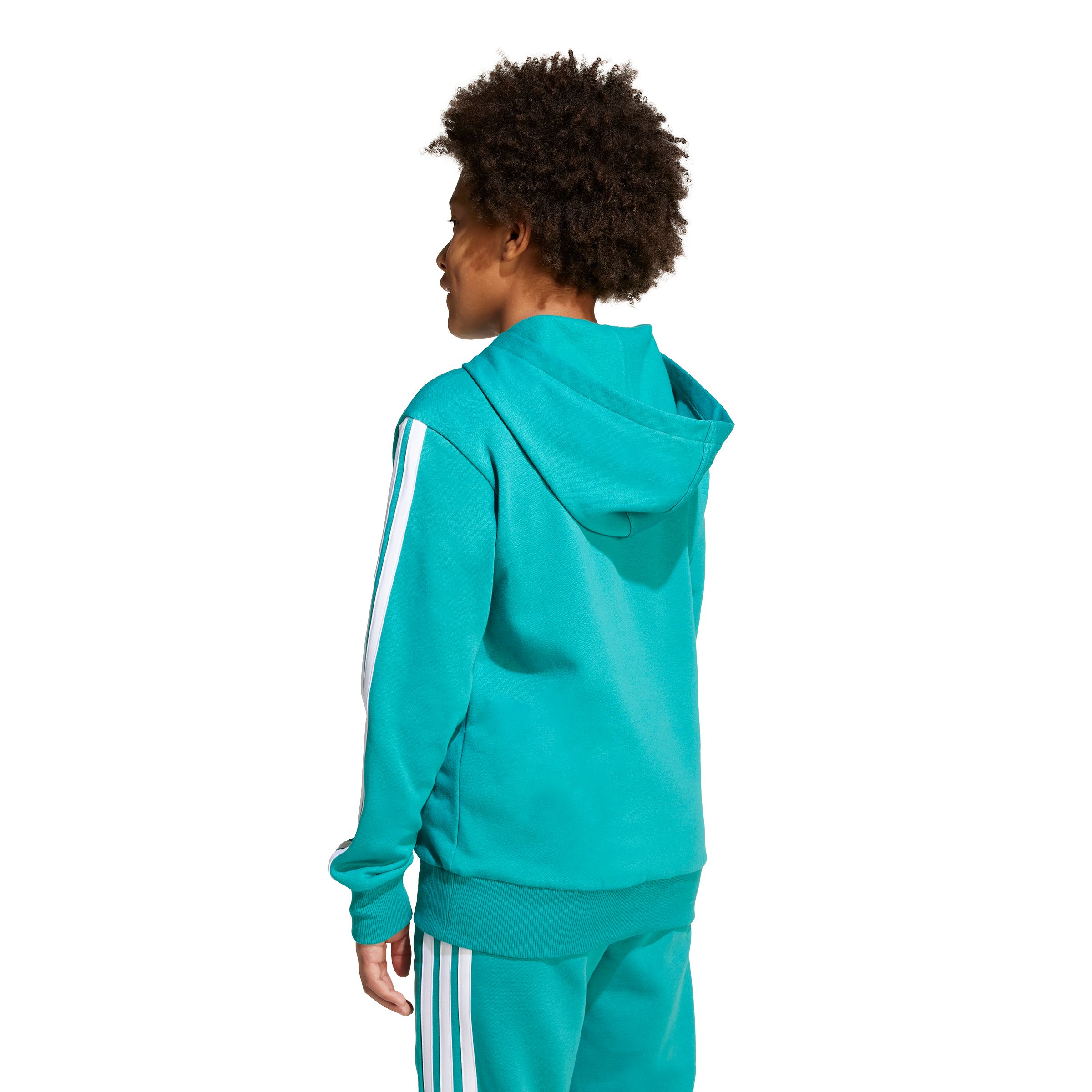 adidas Kids' 3-stripe Fleece Hoodie