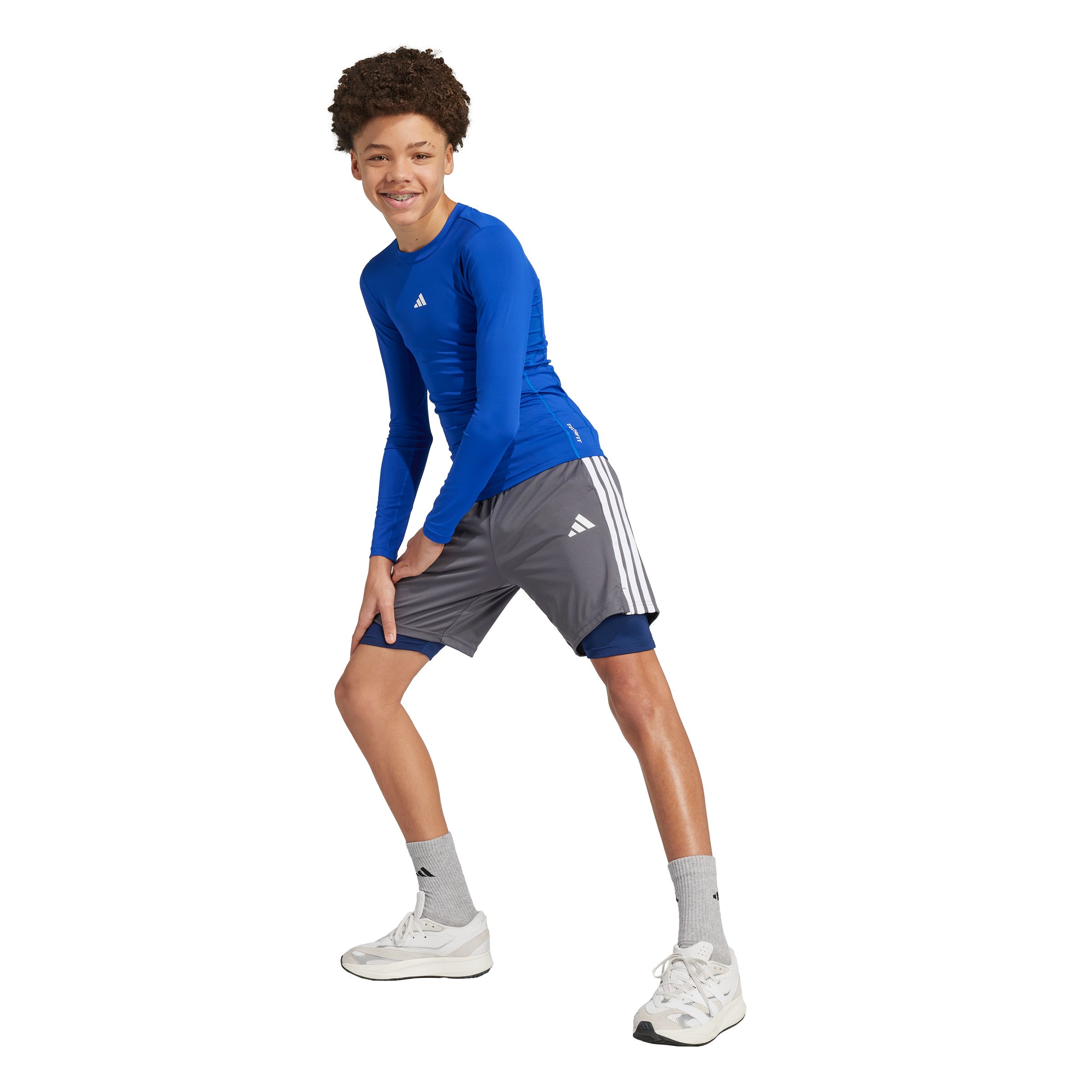 adidas Kids' Techfit Long Sleeve Shirt