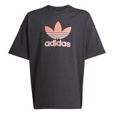 adidas Originals Youth Trefoil Big Logo T Shirt Front_Flat