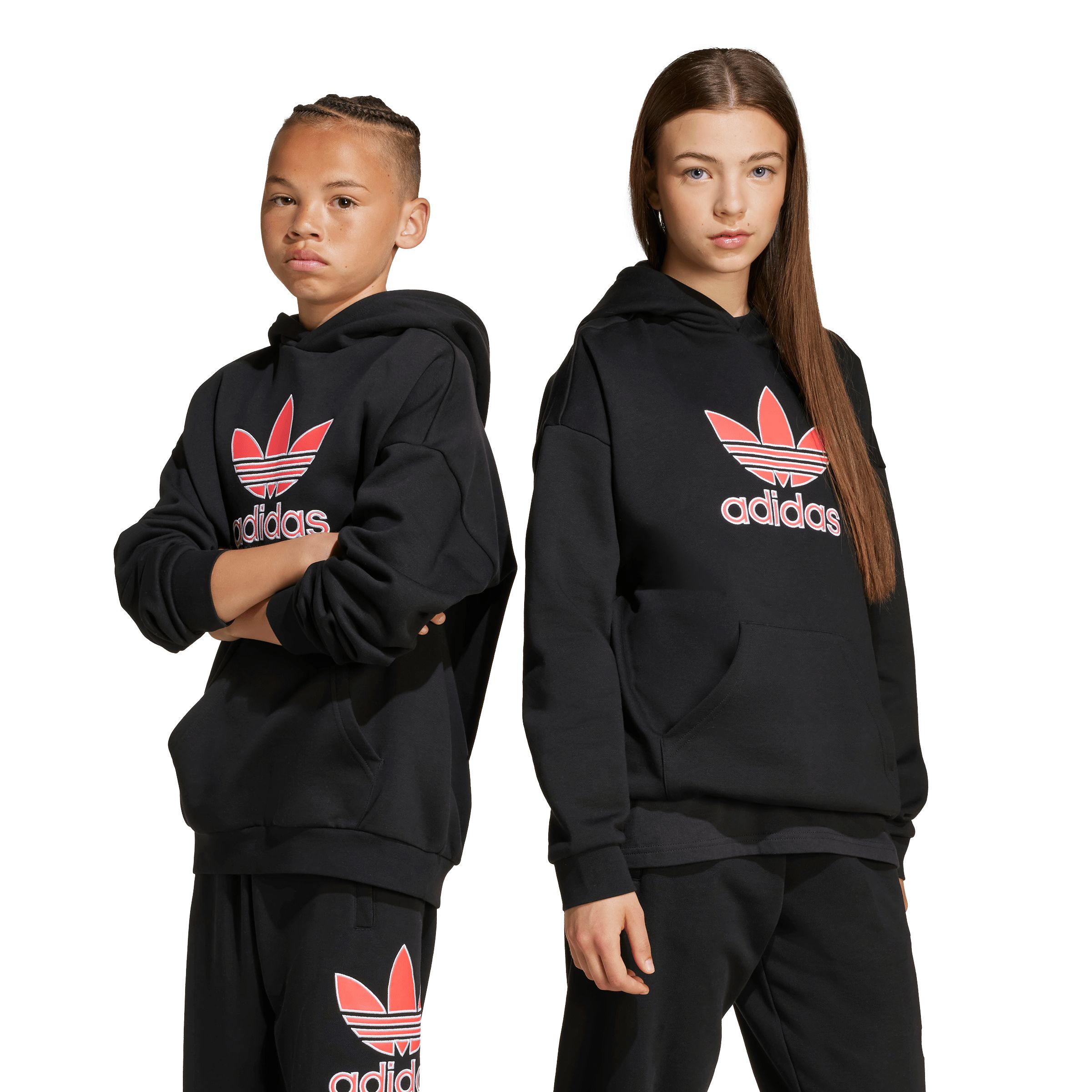 adidas Originals Boys' Trefoil Logo Hoodie