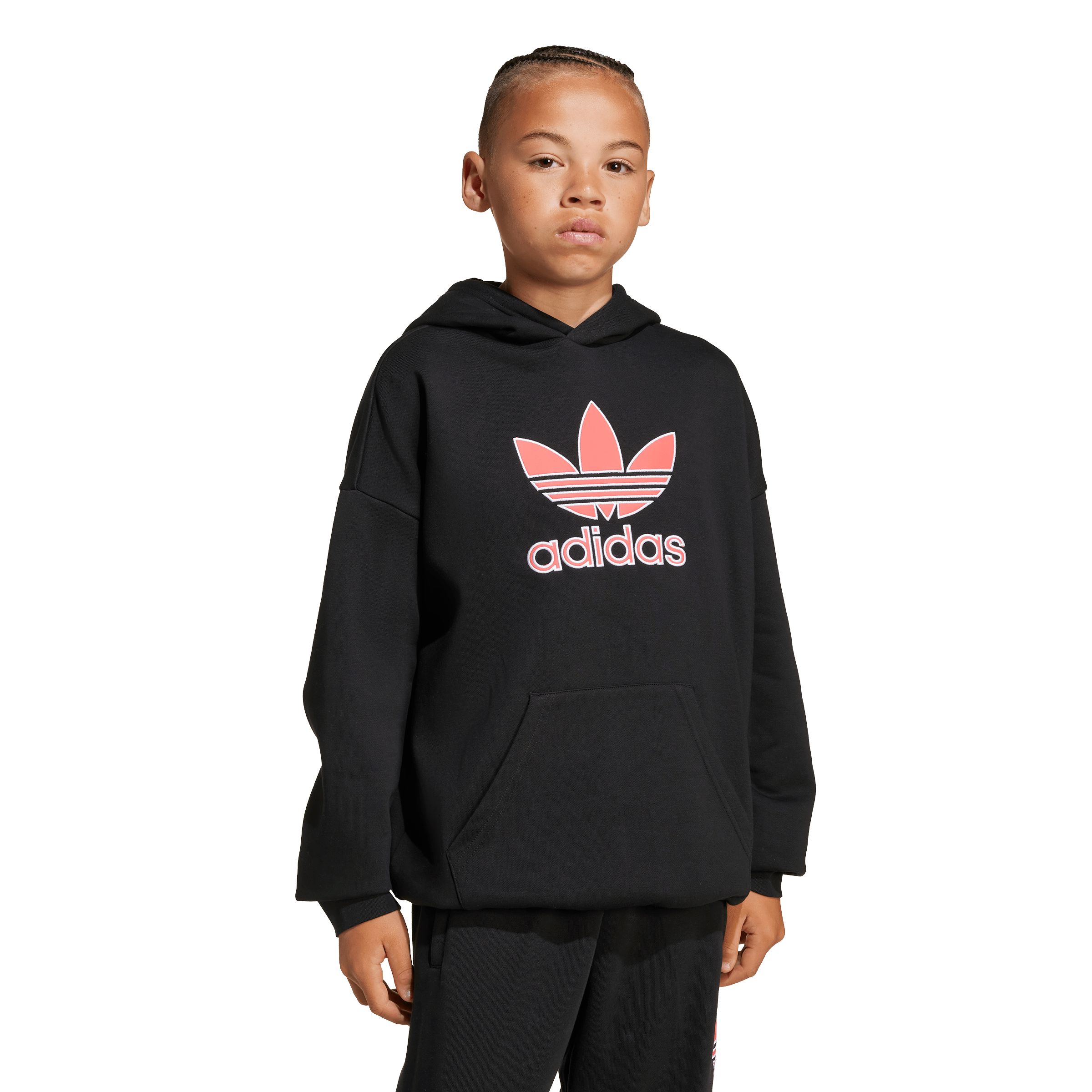 adidas Originals Boys' Trefoil Logo Hoodie