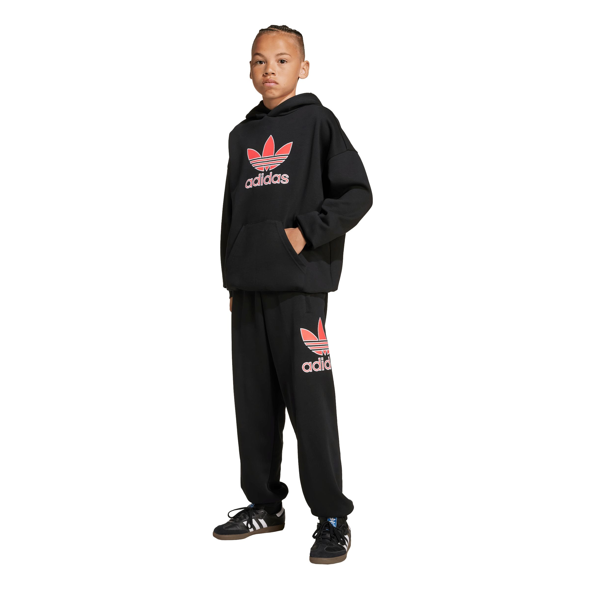 adidas Originals Boys' Trefoil Logo Hoodie