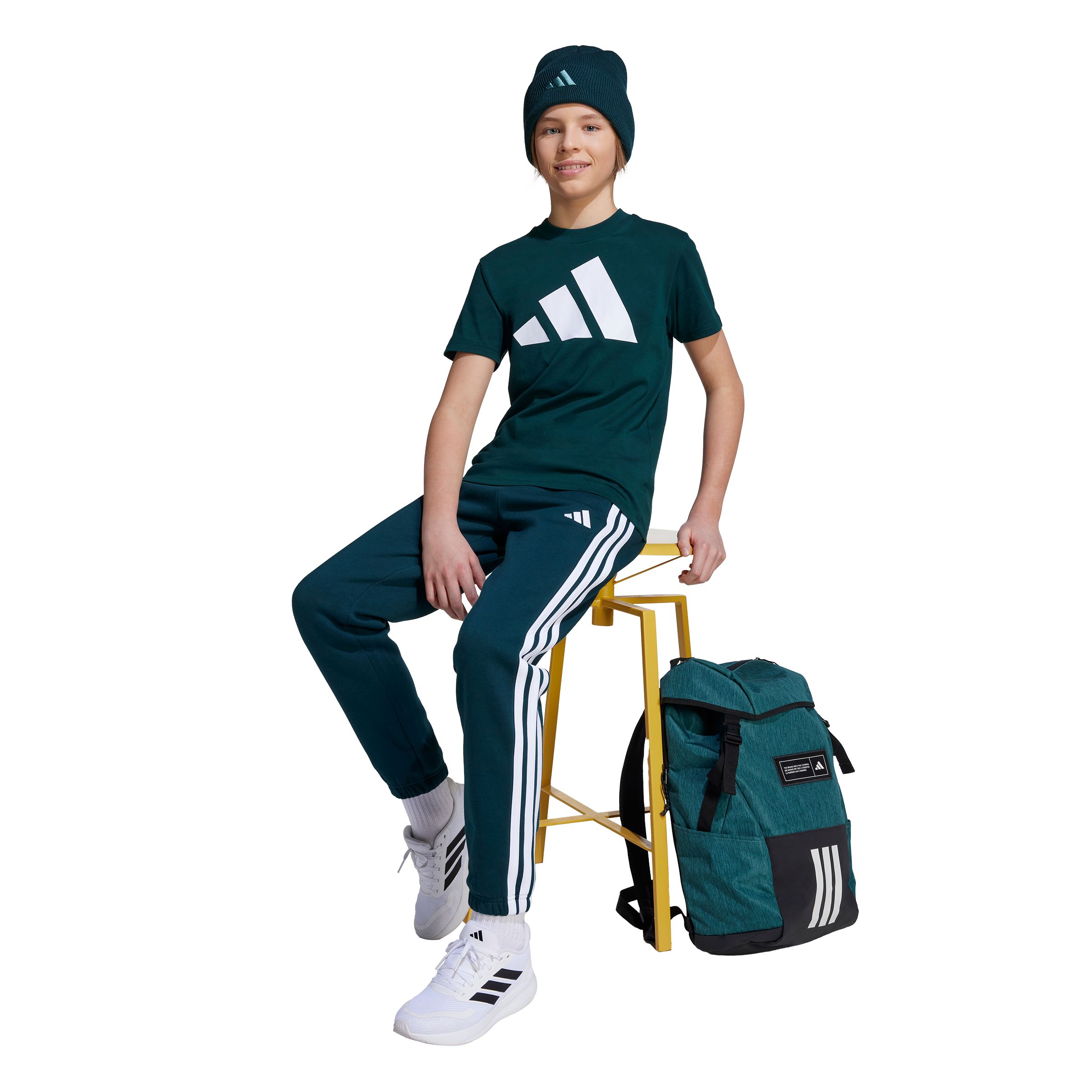 adidas Boys' Big Logo T Shirt