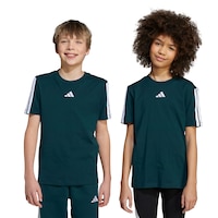 adidas Boys' 3-Stripe T Shirt Front_Flat