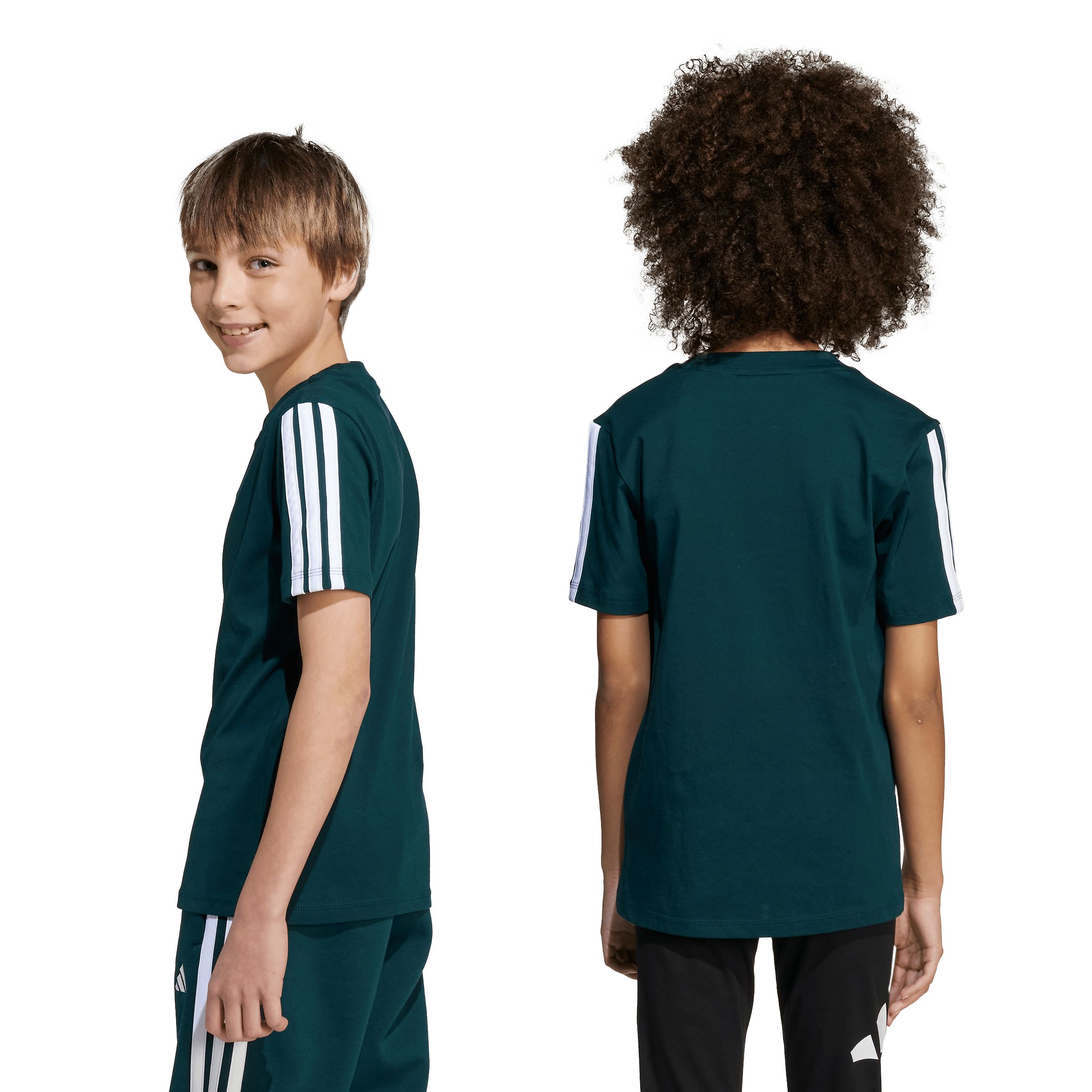 adidas Boys' 3-Stripe T Shirt