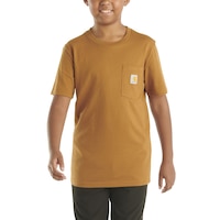 Carhartt Kids' Pocket T Shirt Front_Flat