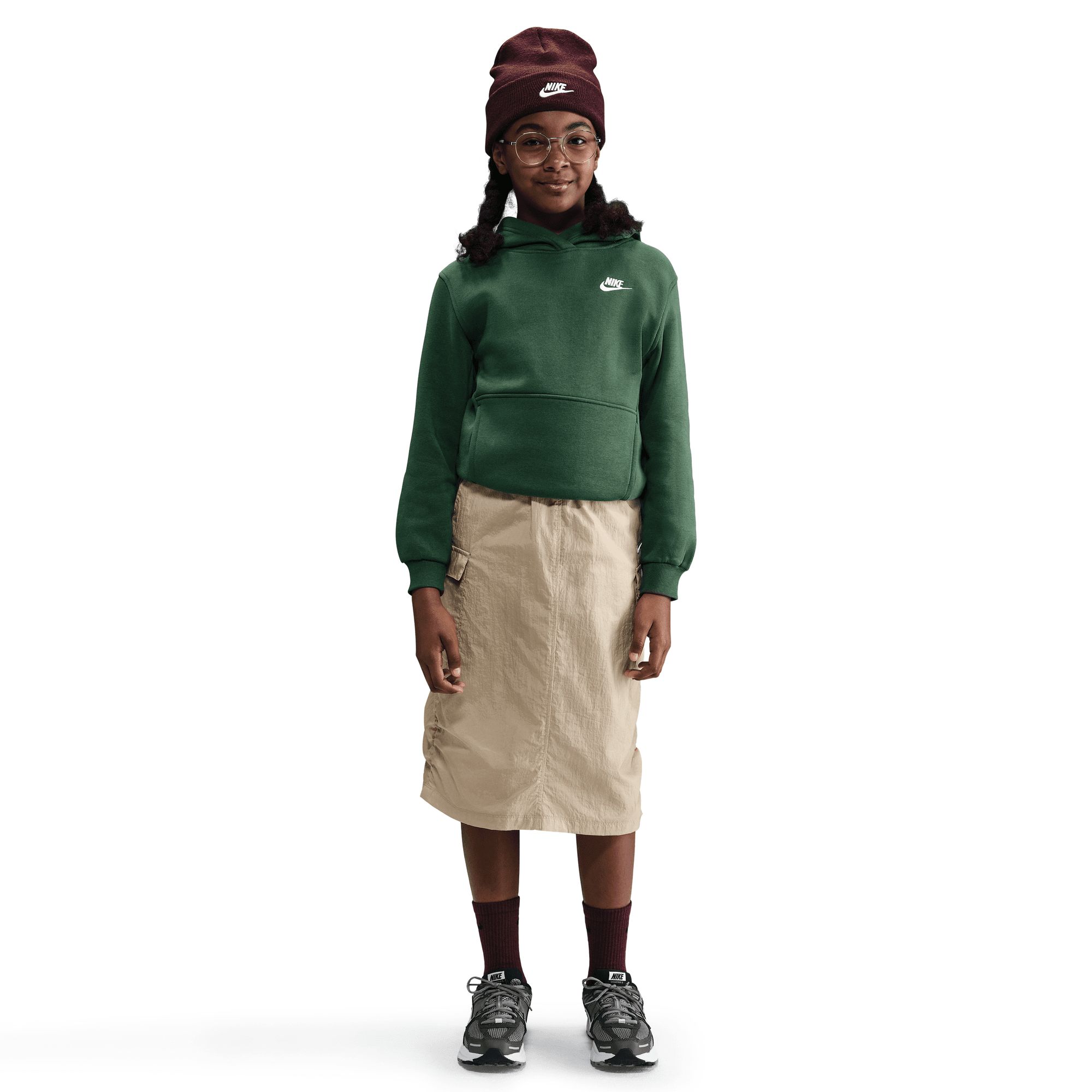 Nike Sportswear Boys' Club LBR Pullover Hoodie
