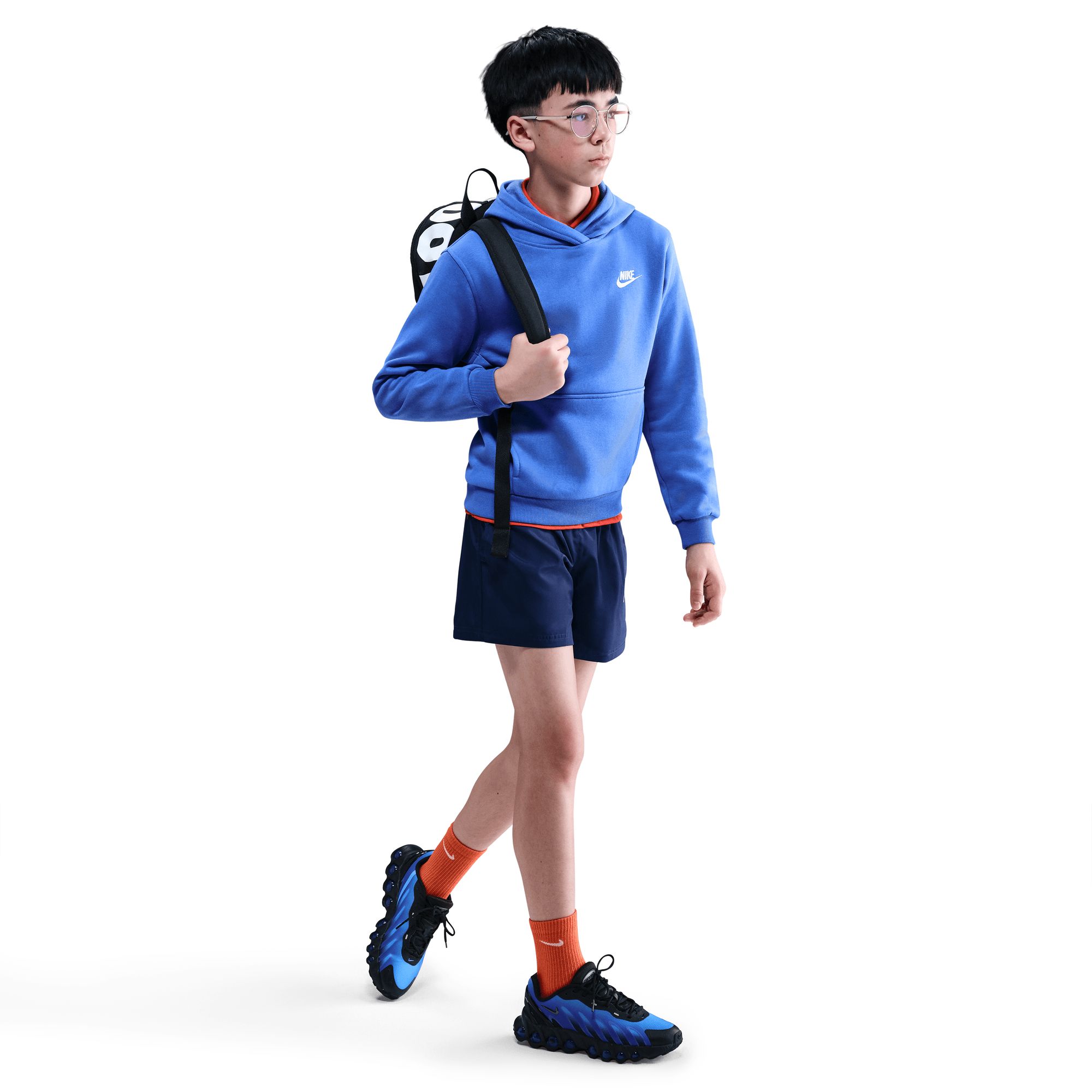 Nike Sportswear Boys' Club LBR Pullover Hoodie