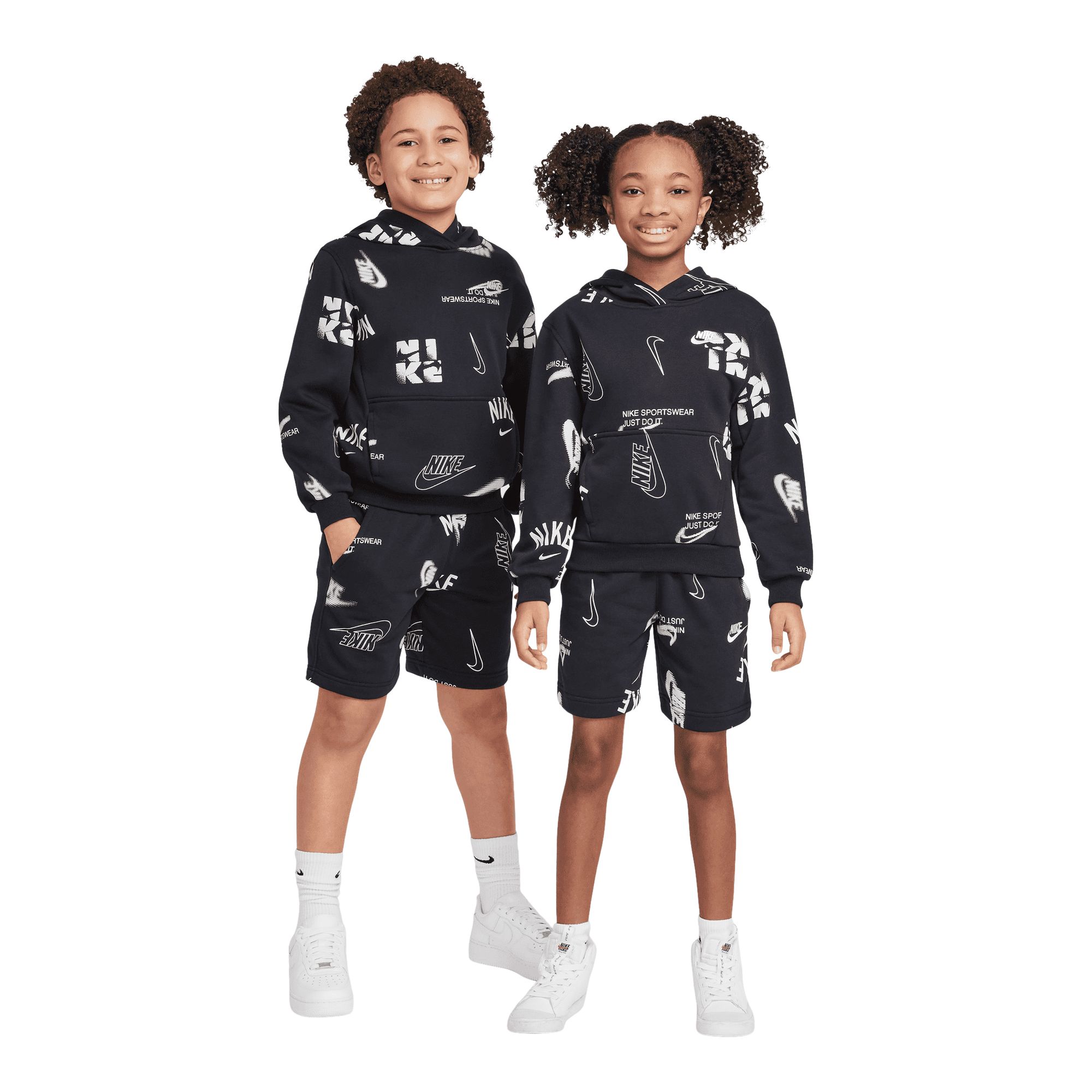 Nike Boys' Club All Over Print Hoodie