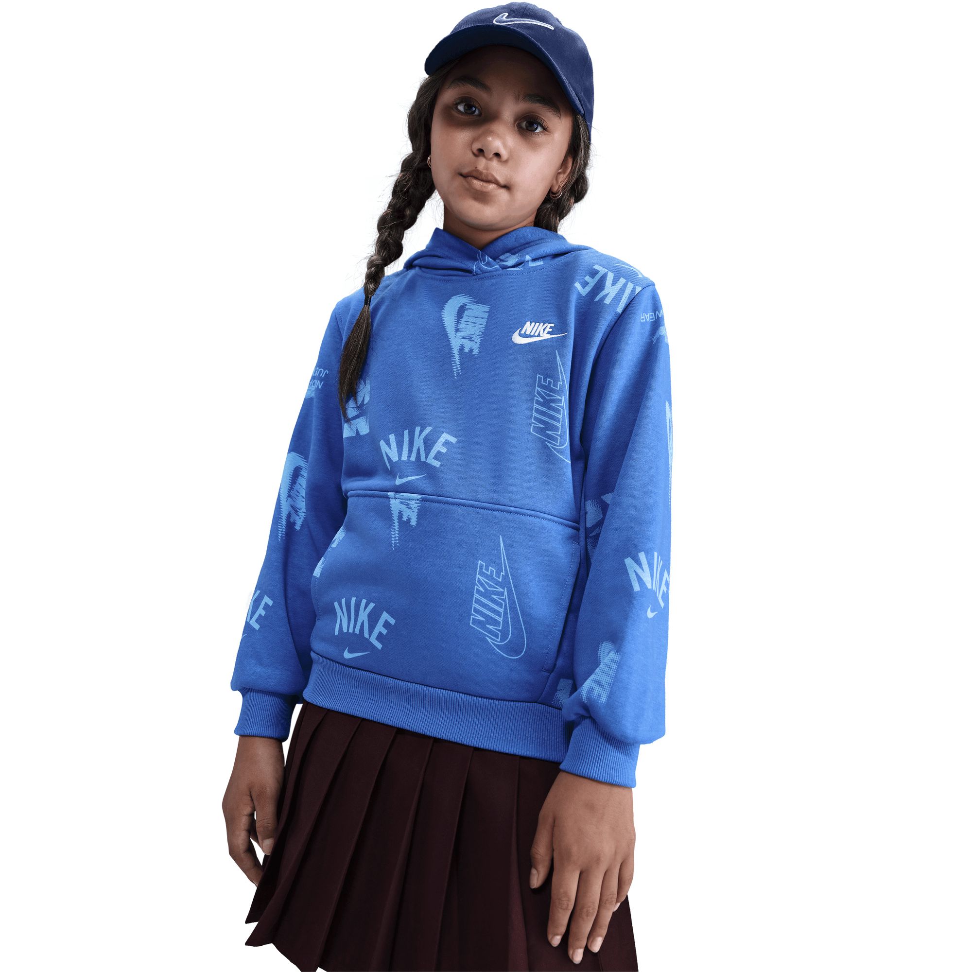 Nike Boys' Club All Over Print Hoodie
