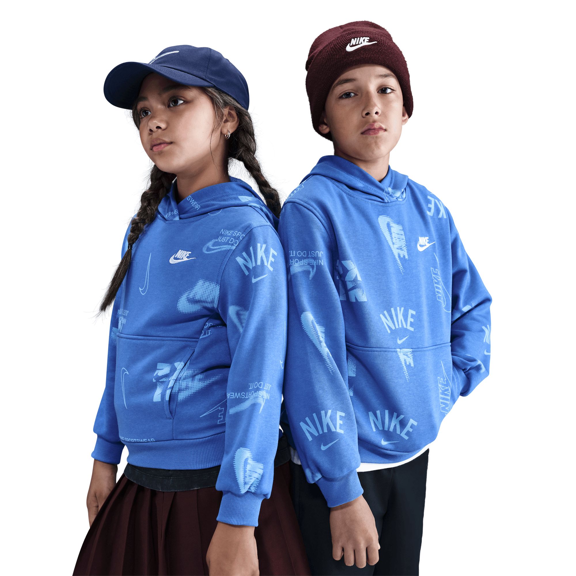Nike Boys' Club All Over Print Hoodie