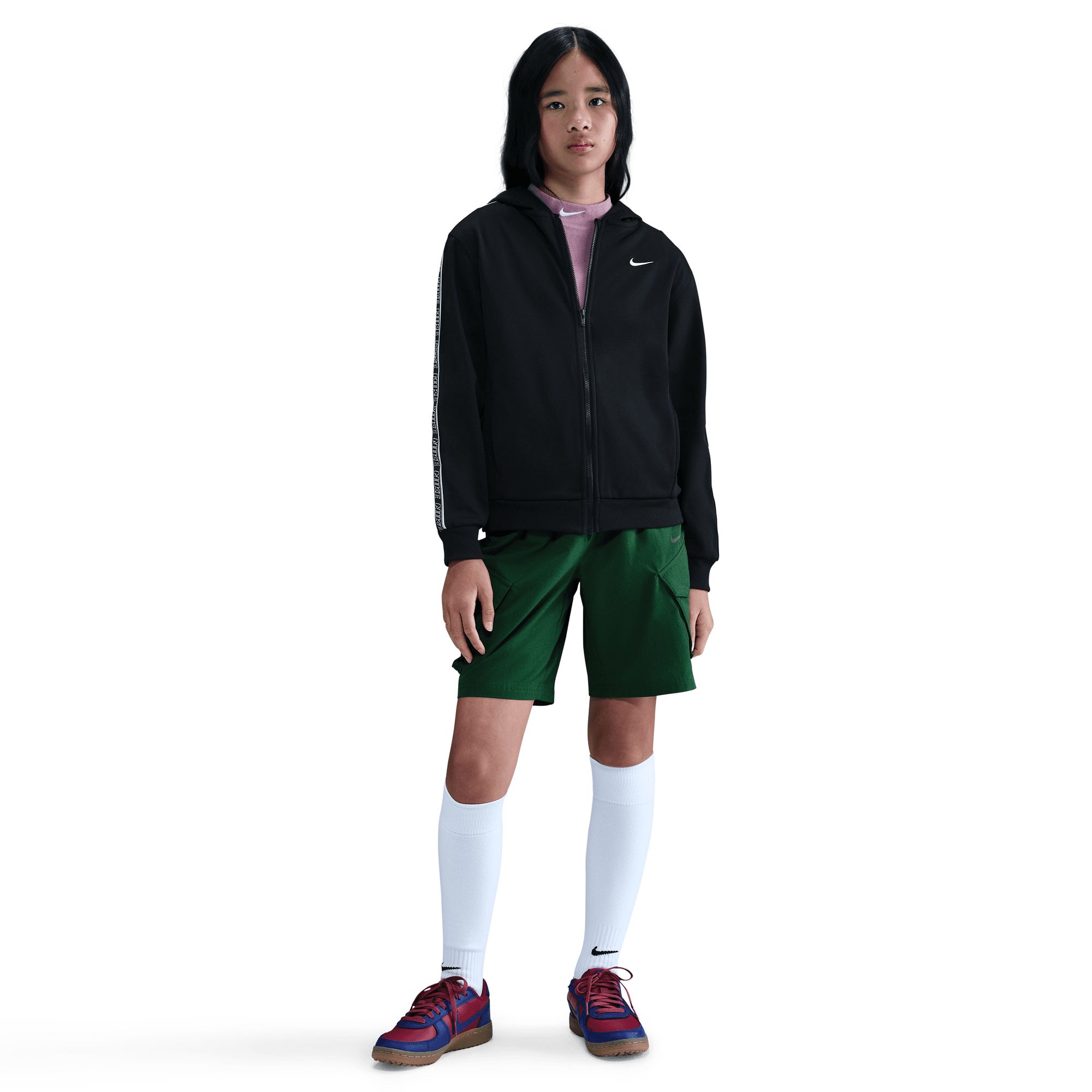Nike Boys' Dri-FIT Club Poly Full Zip Hoodie