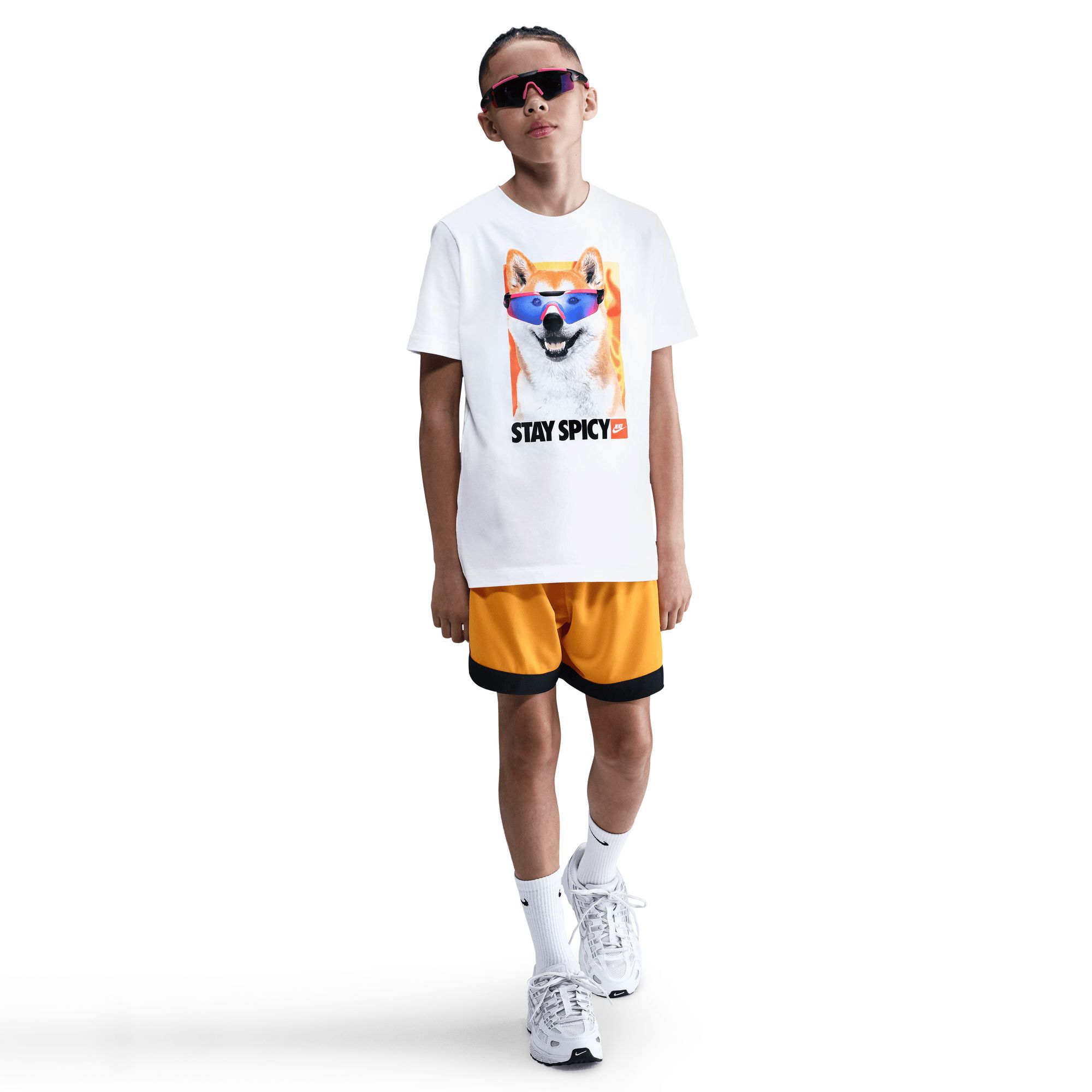 Nike Sportswear Boys' Graphic Shiba T-Shirt
