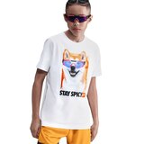 Nike Sportswear Boys' Graphic Shiba T-Shirt Front_Angled_Right