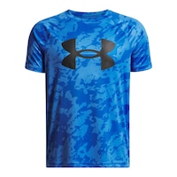 Under Armor Boys' Tech Big Logo Printed T Shirt