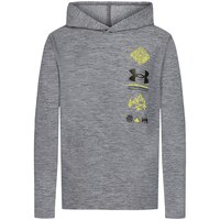 Under Armour Kids' Twist Jersey Hooded T-Shirt Front_Flat