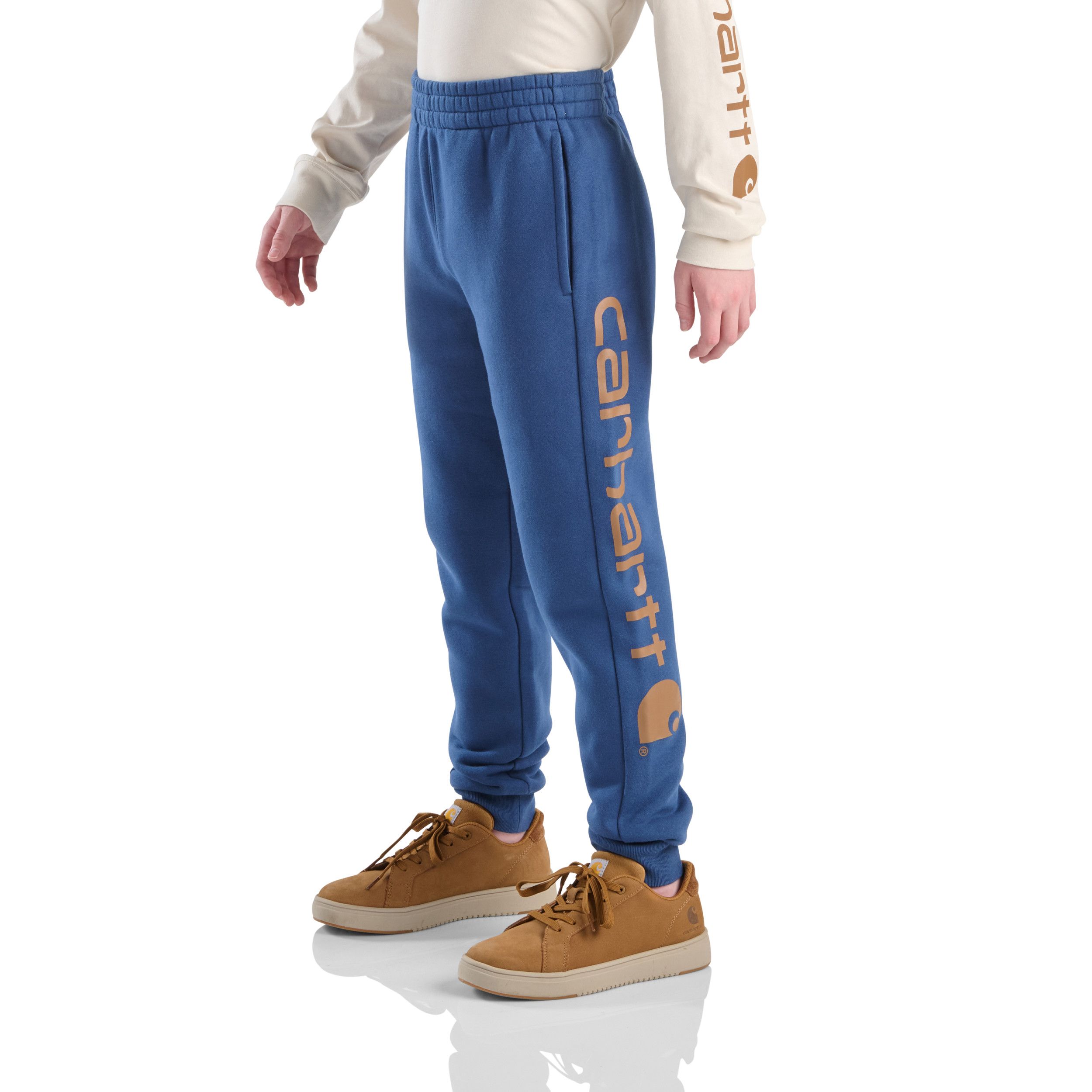 Carhartt Boys' Fleece Logo Sweatpants