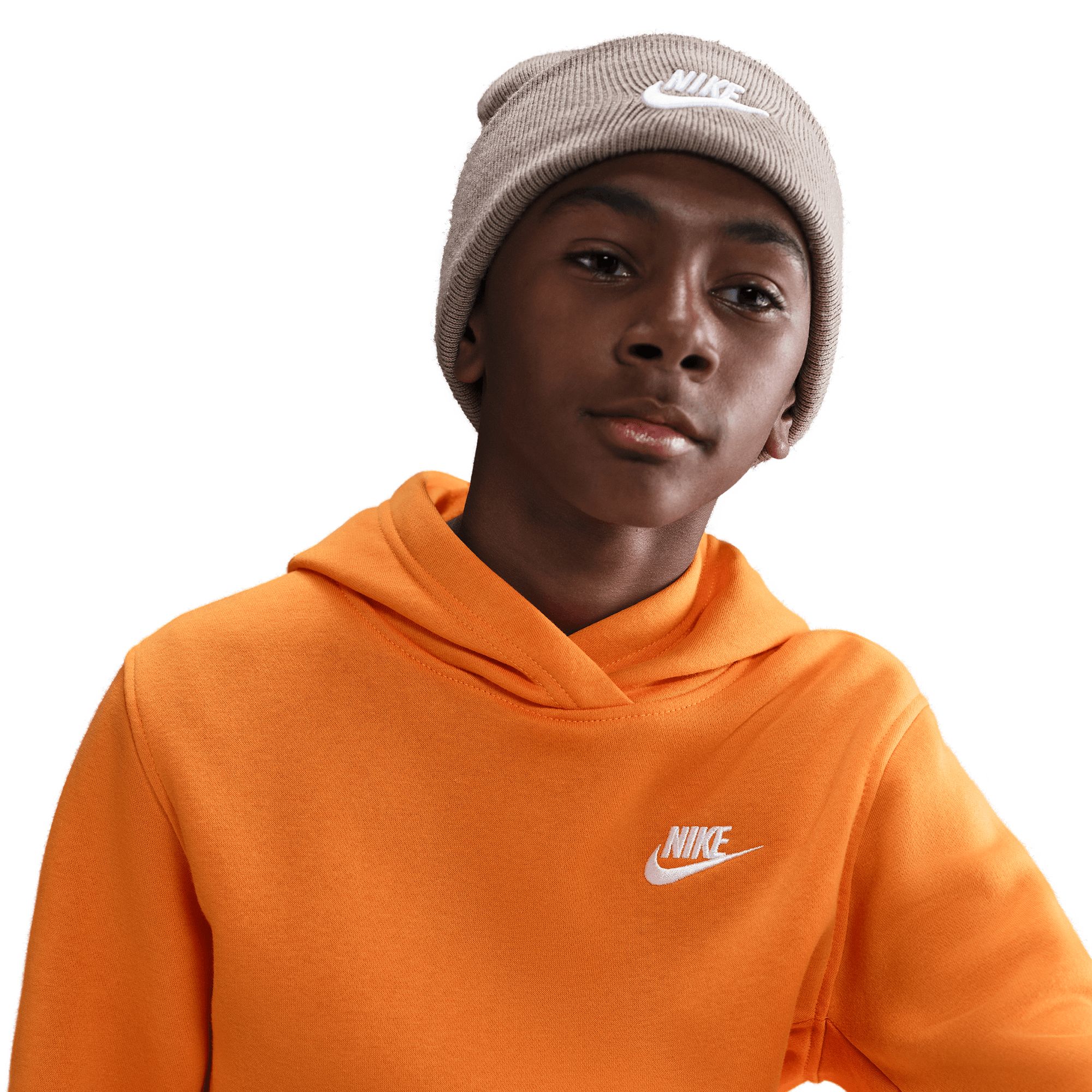 Nike Sportswear Boys' Club LBR Pullover Hoodie